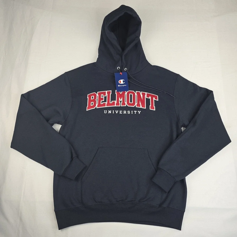 New Champion Hoodie Mens Medium Belmont Pullover Sweatshirt College NCAA